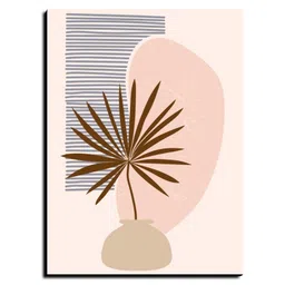 Chalk My Theme Beige And Brown Floral And Botanical Wood Wall Art-image-87