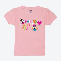 YK Disney Print Puff Sleeve Cotton Top-12