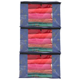 BB BACKBENCHERS Blue Set of 3 Regular Drawer Organiser Organisers-11