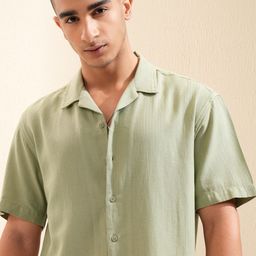 HIGHLANDER Men Opaque Casual Shirt-image-56