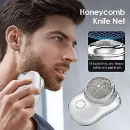 radheenetrprise Portable Electric Shaver Portable USB Rechargeable Shaver &men Shaver For Women-image-38
