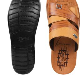 PU-PINE Men Brown Flip-Flop Sandals-image-89