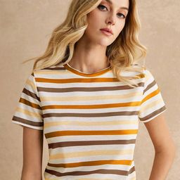 TOOCHKI Women Striped Tshirts-image-57