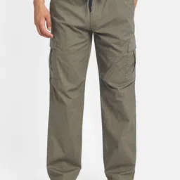 Octave Men Cotton Mid-Rise Track Pants-image-50
