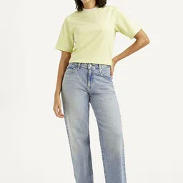 Levis Women Comfort Relaxed Fit Mid-Rise Light Fade Stretchable Jeans-picture-15