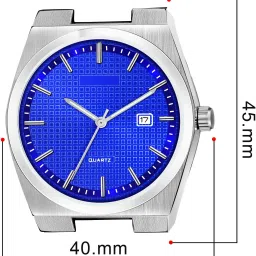 vamkora Analog Watch - For Men Blue Dial Date Function VM-LR159 image 5