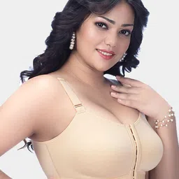 Trylo Solid Full Coverage Non Padded Cotton Front Closure Everyday Bra image 2