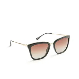 OPIUM Women Gold Cat Eye Polarised and UV Protected Lens Plastic Sunglasses-image-32