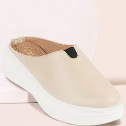 FAUSTO Women Textured PU Slip-On Sneakers-19