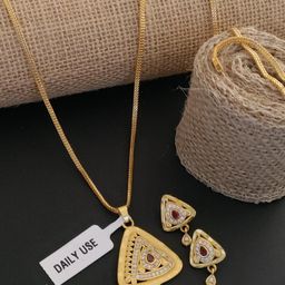niva fashion Women Gold Pendant-picture-29