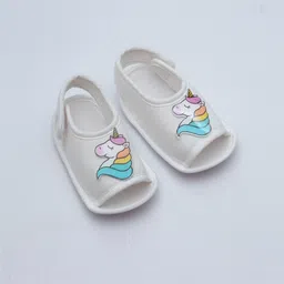 Daizy Infant Girls Unicorn Printed Booties-image-74