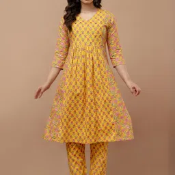 VIPY HANGER Women Pure Cotton Kurta Sets-image-82