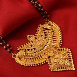 MEMOIR Gold-Plated Beaded Mangalsutra-image-27