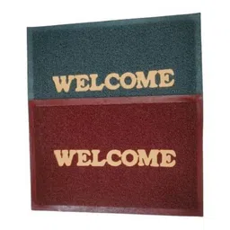 AMRO BEAUTILITY NEEDS Set Of 2 Brown & Grey Anti-Skid Waterproof Doormats-17