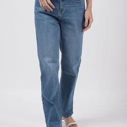 Numero Uno Women Straight Fit Light Fade Stretchable Jeans-image-56