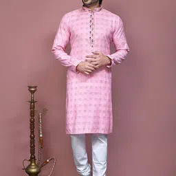 RANAK Men Printed Thread Work Kurta-picture-34