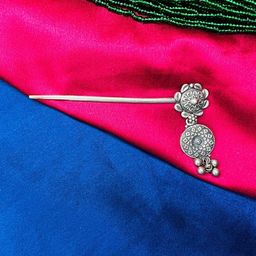 Arte Jewels Sterling Silver Oxidised Juda Pin-image-10