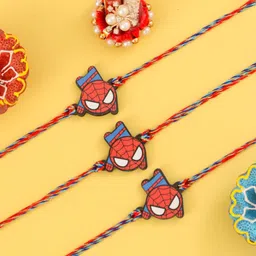 Disney By Yellow Bee Set Of 3 Rakhi With Greeting Card & Roli Chawal-image-53