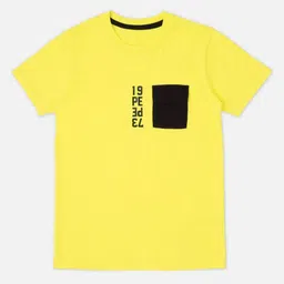 Pepe Jeans Boys Typography Printed Round Neck Pure Cotton T-shirt-image-80