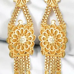 VIVASTRI Gold-Toned Alloy Earrings-17