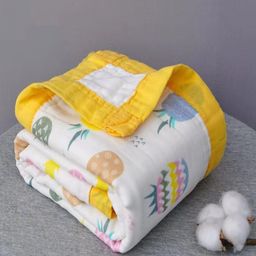VoiDrop Yellow Cartoon Characters 500 GSM Blanket-image-14