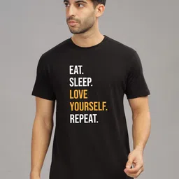 INDISSH Men Typography Printed Round Neck Cotton T-shirt-picture-39