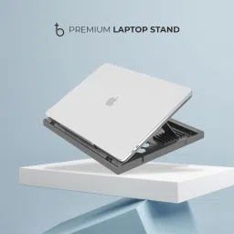 JD FRESH Adjustable Multi-Angle Portable Laptop Stand for Desk with Mobile with Mouse pad Laptop raisers Computer Accessories Laptop Holder for Desk Laptop Stand image 2