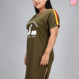 Christy World Women Pack Of 2 Printed Plus Size T-shirt-image-90