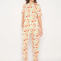 Camey Women Printed Night suit-image-19