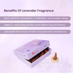 GaneshaSpeaks Lavender Wood powder Dhoop Dani Cone-39