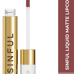 Colorbar Sinful Matte Non Transfer Liquid Lipstick - 3 g - Deeper 11-image-93