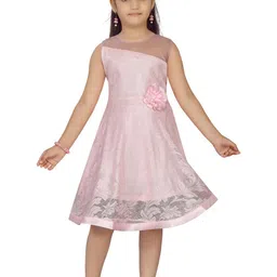 Muhuratam Girls Pink Dresses-38