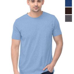 COLOR CAPITAL Set Of 4 Unisex Solid Pure Cotton T-shirts-image-113