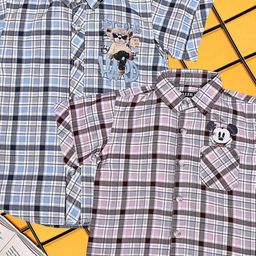Killer Boys Classic Tartan Checks Checked Casual Shirt-image-87