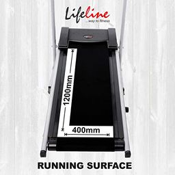 life line Lifeline Fitness LT-201 Manual Treadmill Walking and Running Foldable Jogger Machine for Home Gym Exercise with Cardio Weight Loss Gym Workout at Home,2 Level Inclination, Free Installation Assistance image 4