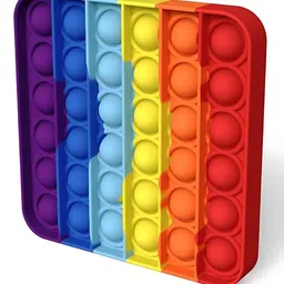YK Gaming Accessory 2-in-1 Pack Pop It Fidget Sensory Toys Round & Square Design image 3