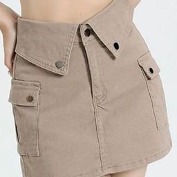 StyleCast Women Mid-Rise A-Line Denim Mini Skirt-picture-30