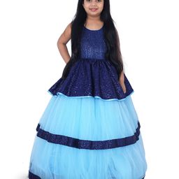 BAESD Net A-Line Maxi Dress-image-37