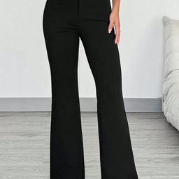 BAESD Women Relaxed Straight Leg High-Rise Bootcut Trouser-picture-26