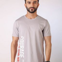 Loopers Men Printed Applique T-shirt-image-77
