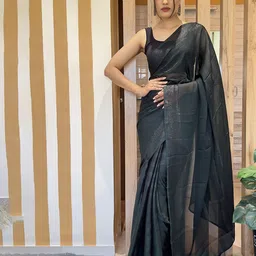 KALINI Embellished Pure Chiffon Ready to Wear Saree-image-19