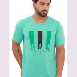 Bishop Men Graphic Printed Round Neck Slim Fit T-shirt-image-91