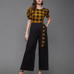 miss chase Checkered Women Jumpsuit-picture-1
