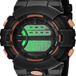 Hala Men Solid Round Tang Regular Digital Watch-HL76-G image 4