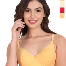 Liigne Pack Of 4 Full Coverage Lightly Padded Everyday Bra-picture-5