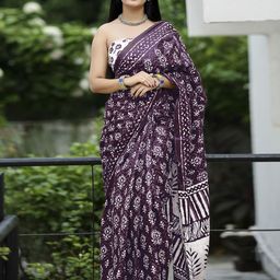 Mitera Floral Bagru Saree-picture-42
