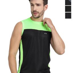 FTX Pack Of 4 Colourblocked Round Neck T-shirt-image-97