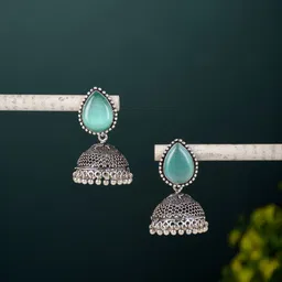 Anvik Contemporary Jhumkas Earrings-9