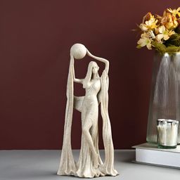 Myntra Elegant Homes Beige Figurine Showpiece-picture-49