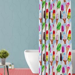 ArtzFolio Single Piece Waterproof Polyester Shower Curtain-image-85